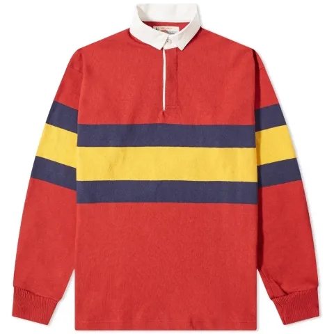 Joe Mccoy Climbers Striped Rugby Shirt
