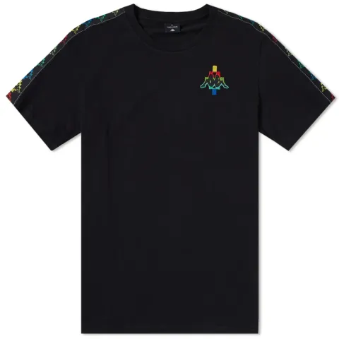 x Kappa Multicolour Taped Logo Tee