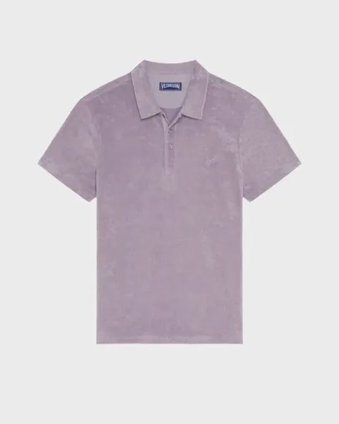 Vilebrequin Men Terry Polo Shirt Solid