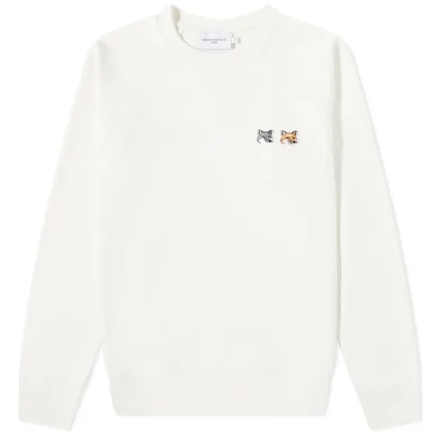 Double Fox Head Patch Classic Sweat