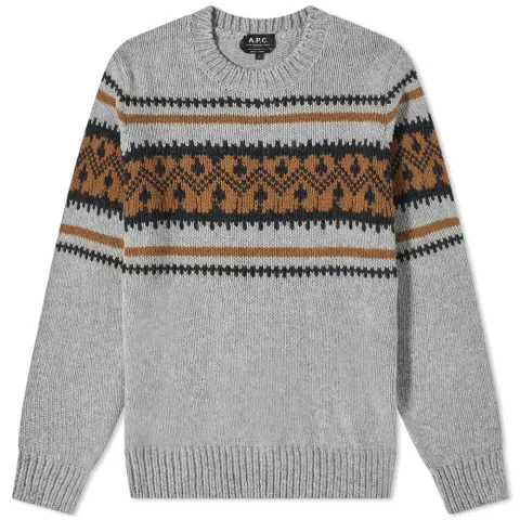 A.P.C. Franz Fair Isle Crew Knit