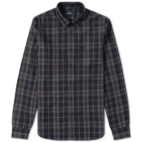 Fred Perry Contrast Stripe Tartan Shirt