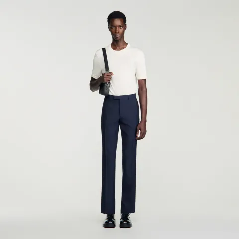 Suit trousers in wool