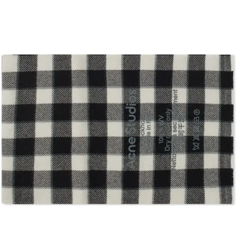 Cassiar Check Narrow New Scarf