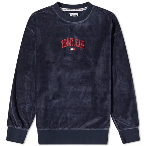 Collegiate Velour Crew Sweat