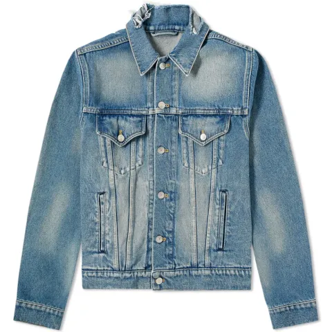 Wave Logo Denim Jacket