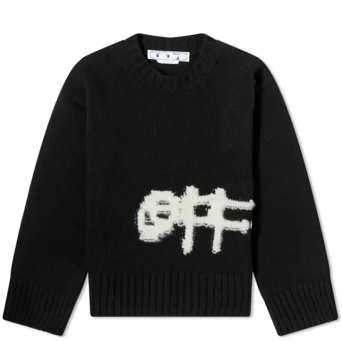Logo Intarsia Crewneck Knit