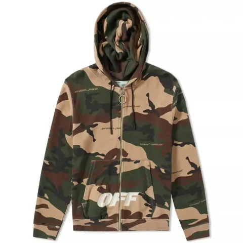 Camo Zip Hoody