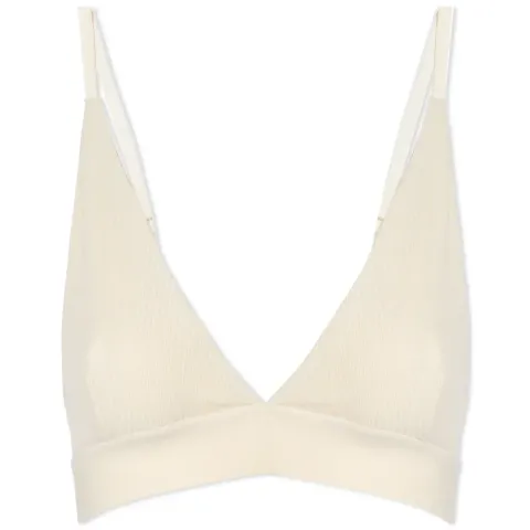 Ribbed Triangle Bra