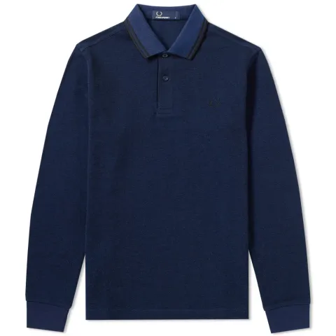 Fred Perry Long Sleeve Twin Tipped Polo