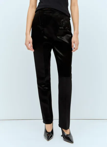 Satin Tailored Pants
