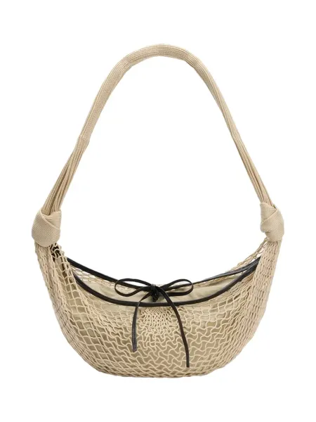 Croissant Filt Bag Light Beige