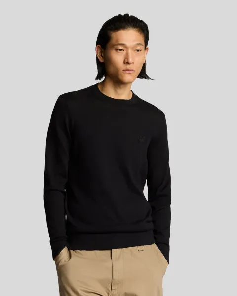 Lyle & Scott Superfine Cotton Crew Neck Jumper
