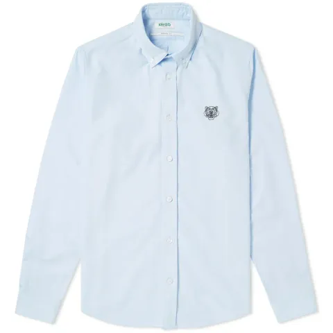 Button Down Tiger Oxford Shirt