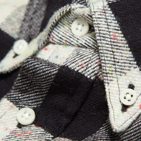 Flecked Plaid Shirt