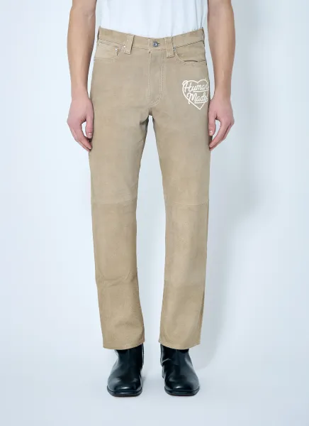 Suede Pants