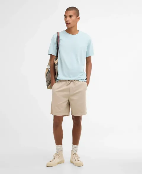 Washed Oxford Relaxed Shorts