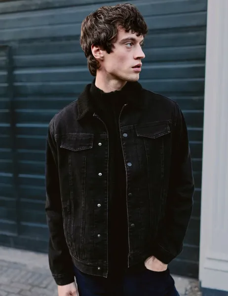 Regatta Cotton Rich Denim Jacket Black