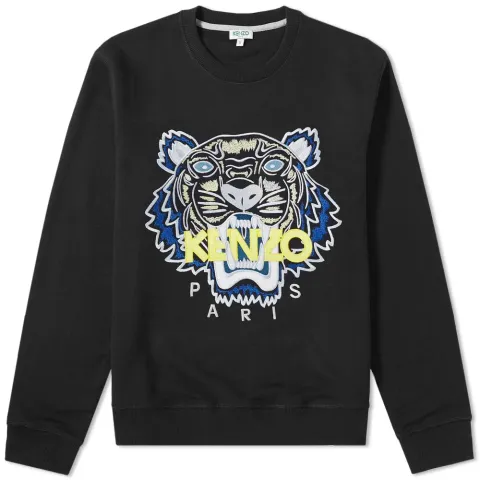 Embroidered Tiger Crew Sweat