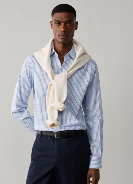 Classic Fit Trio Stripe Shirt