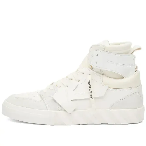High Top Vulcanized Leather Sneaker