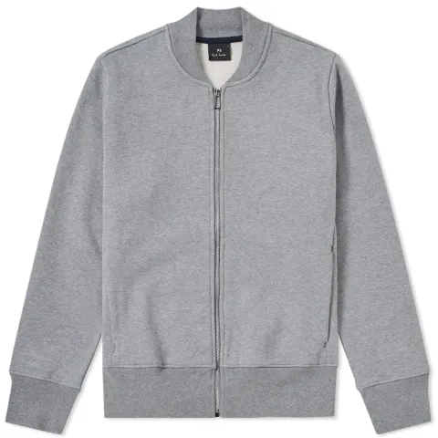 Jersey Zip Bomber Jacket