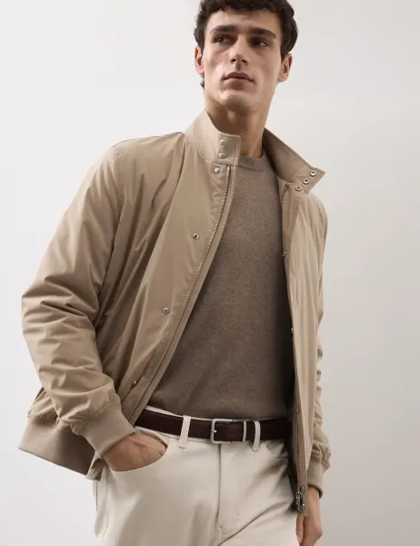 Autograph Bomber Jacket Sand