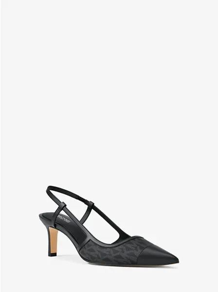 Alora Signature Logo Slingback Pump