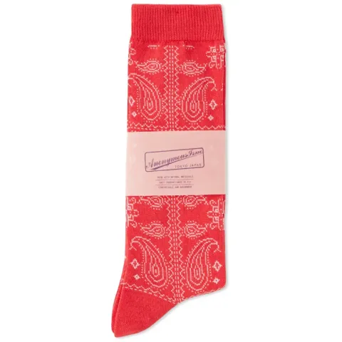 Paisley Crew Sock