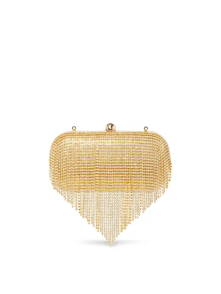Forever New Opal Sparkle Tassel Hardcase Clutch Bag