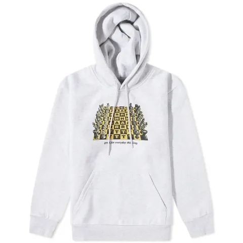 Hooded Chessboard Crew Sweat