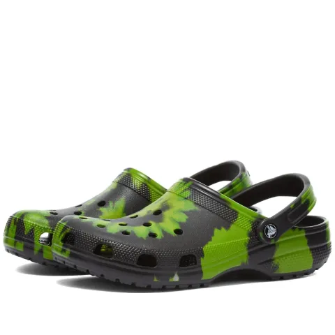 Classic Tie Dye Graphic Clog