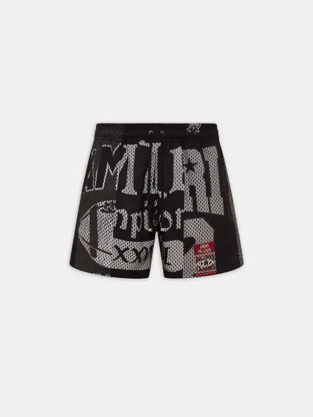 SPLICED SWIM TRUNK - Black