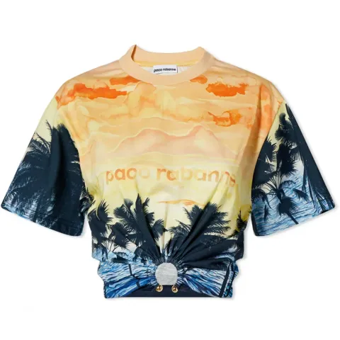 Cropped Sunset T-Shirt