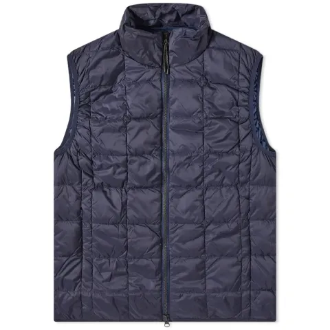 High Neck Zip Down Vest
