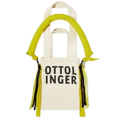 Denim Logo Mini Tote Bag