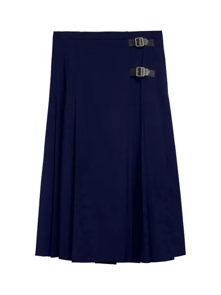Delilah Skirt Midi Dark Navy