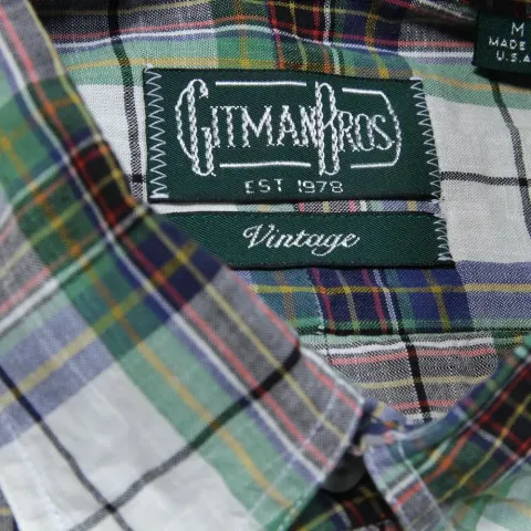 1979 Madras Check Shirt