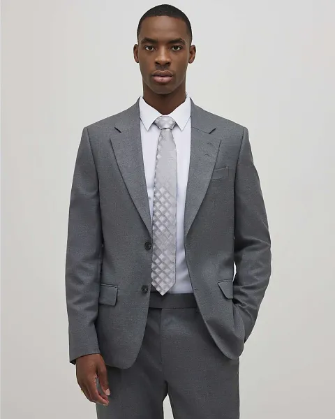 River Island Slim Fit Stretch Suit Jacket