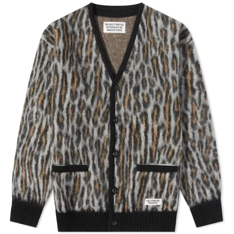 Leopard Mohair Type 2 Cardigan
