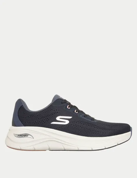 Skechers Arch Fit 3.0 Lace Up Trainers Navy