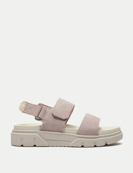 Timberland Greyfield Leather Chunky Gladiator Sandals Grey Mix