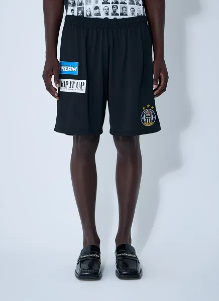 Logo Motif Football Shorts