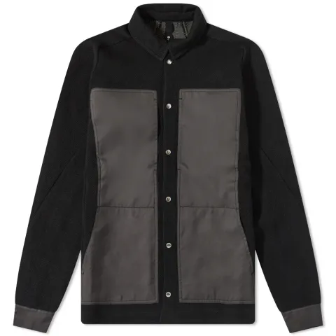 Panelled Knit Overshirt