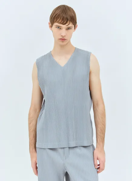 Pleated Vest