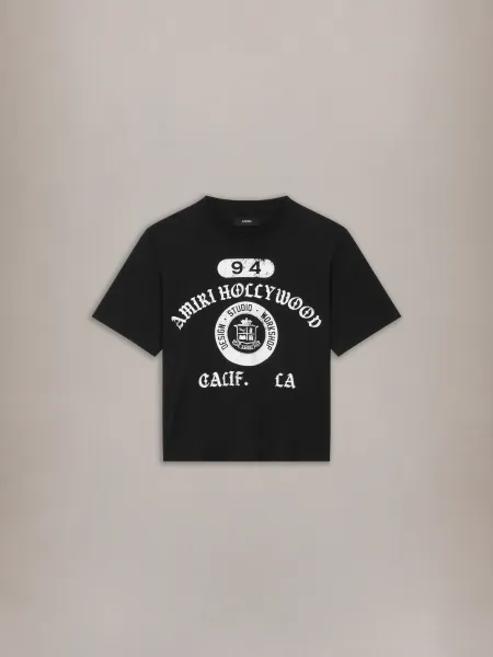 COLLEGIATE BOX TEE - Black