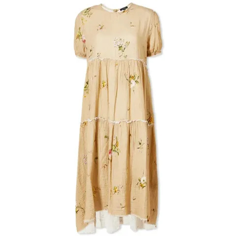 Shredded Relaxed Midi Dress