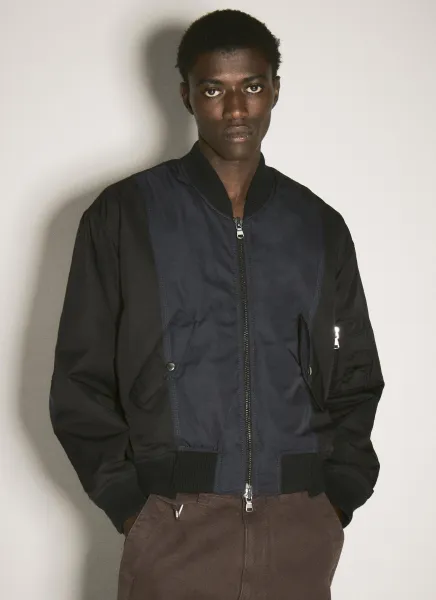 Panelled Bomber Jacket