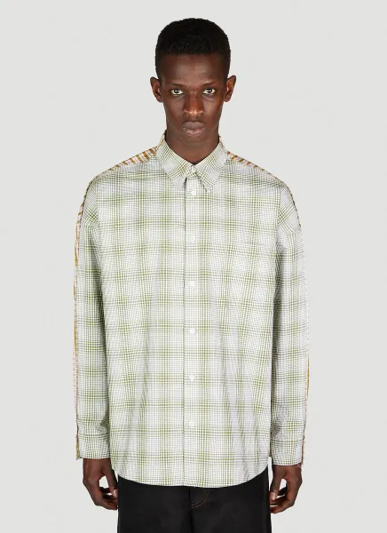 Contrast Checks Poplin Shirt