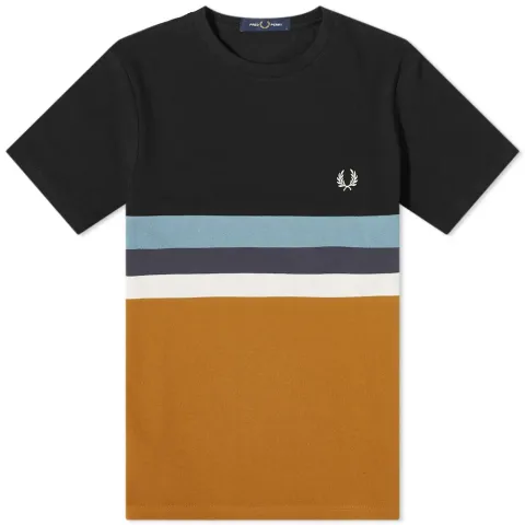 Panelled Stripe T-Shirt
